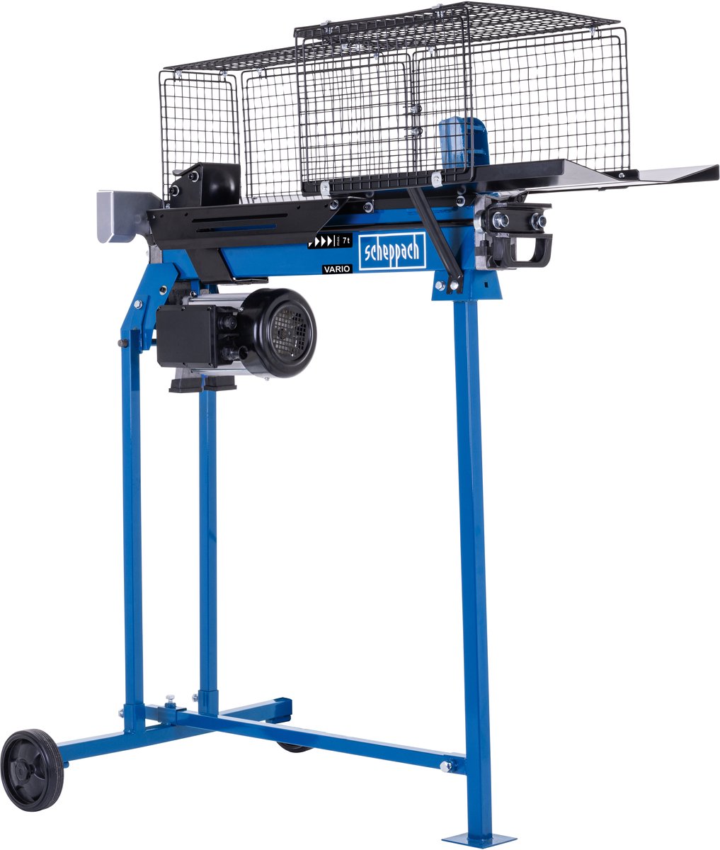 Bol.com Scheppach Houtklover HL760LS - 7 ton - Elektrische houtkloofmachine - Houtsplijter - Houtkliever - Met onderstel aanbieding