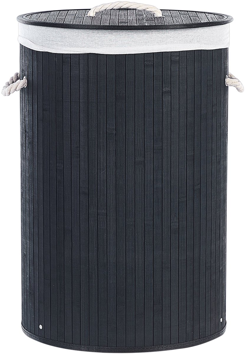 Goedkoopste Mand SANNAR Bamboehout Zwart