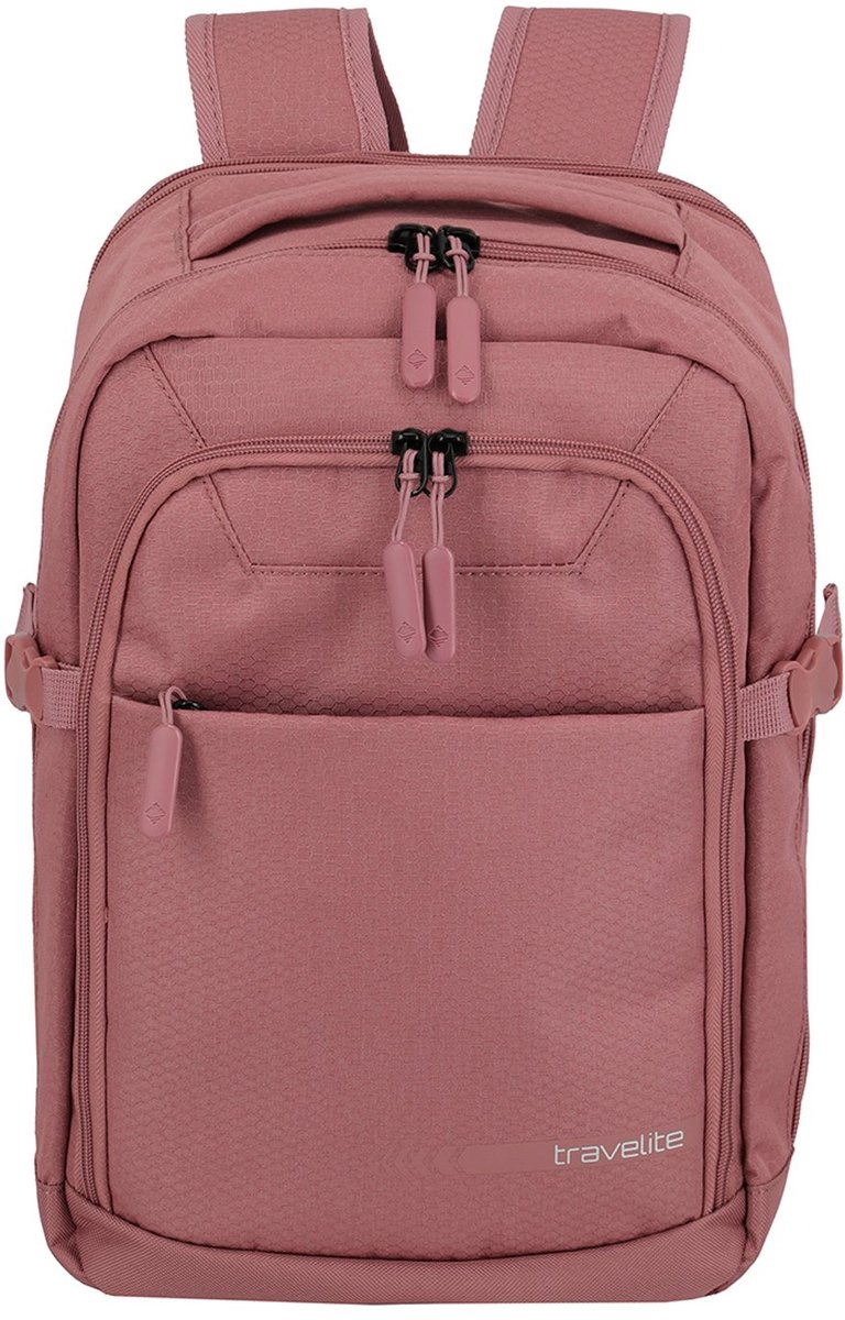 Travelite Kick Off Cabin Size Backpack – Handbagage 20L - Rose op Prijzenvolger.com