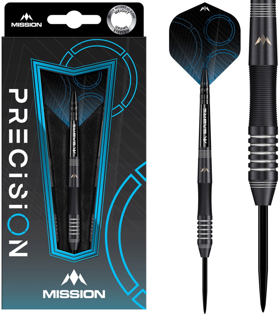 Mission Precision 90% - Dartpijlen 25 Gram