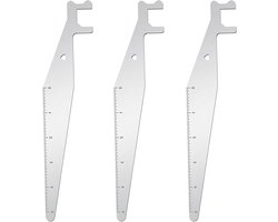 JGS Premium - 3-delige Slotenmaker Set - Lock Picking Tools - Deuropeningsgereedschap - Brandweer - Slot Spanner.