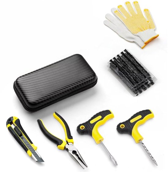 DailySupplies® Proppenset - Autobanden Reparatie Set - Autobanden Pomp