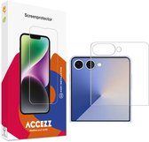 Protection d'écran Accezz - Compatible avec Samsung Galaxy Z Flip 7 - Protection d'écran en Glas trempé
