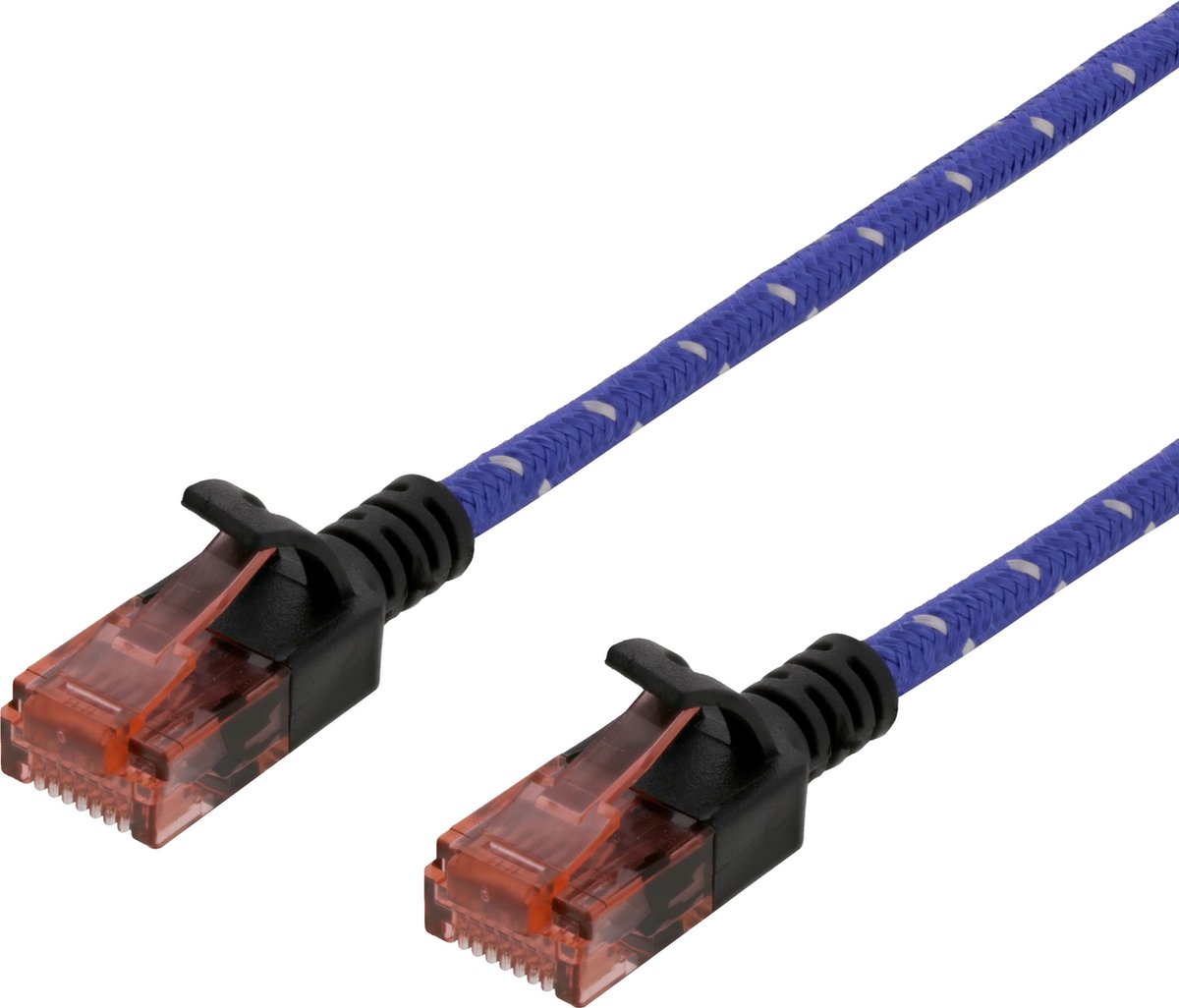 Deltaco UUTP-1301 netwerkkabel 1 m Cat6a U/UTP (UTP) Blauw