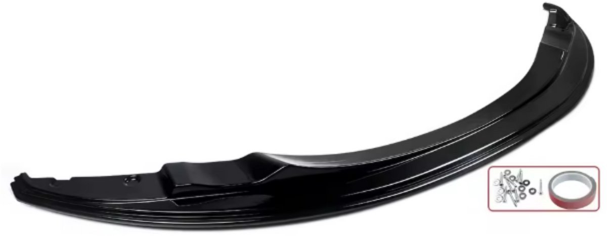 Splitter Fioren - Voorste Lip Splitter Spoiler Deluxe - Voor BMW M3 E92/E93 Coupe (2007-2013) - Carbon Fiber Gloss Black - GTS Stijl - Voorbumper - Auto accessoires