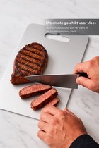 Titanium Snijplank For De Keuken, 304 Roestvrij Staal Snijplanken Van Voedingskwaliteit, Dubbelzijdige Snijplanken For Vlees, Fruit En Groenten (dikte 2 Mm)(36x25cm/14.2x9.8in
