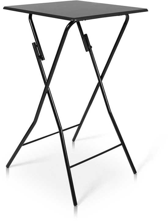 Milton & Oldbrook Statafel Inklapbaar 60 x 60 cm Murcia Zwart van Milton & Oldbrook — afbeelding 2
