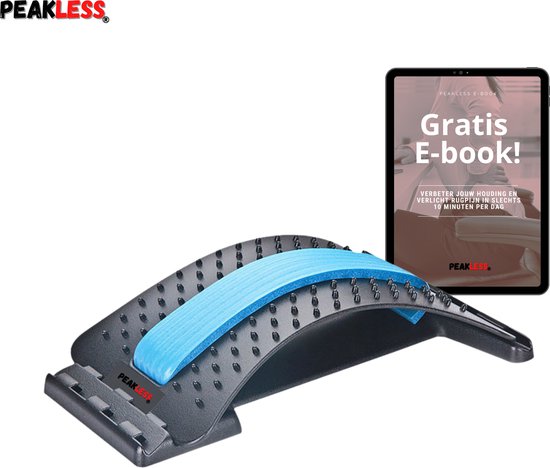 Peakless Backstretcher Verstelbaar Blauw met Gratis E-Book