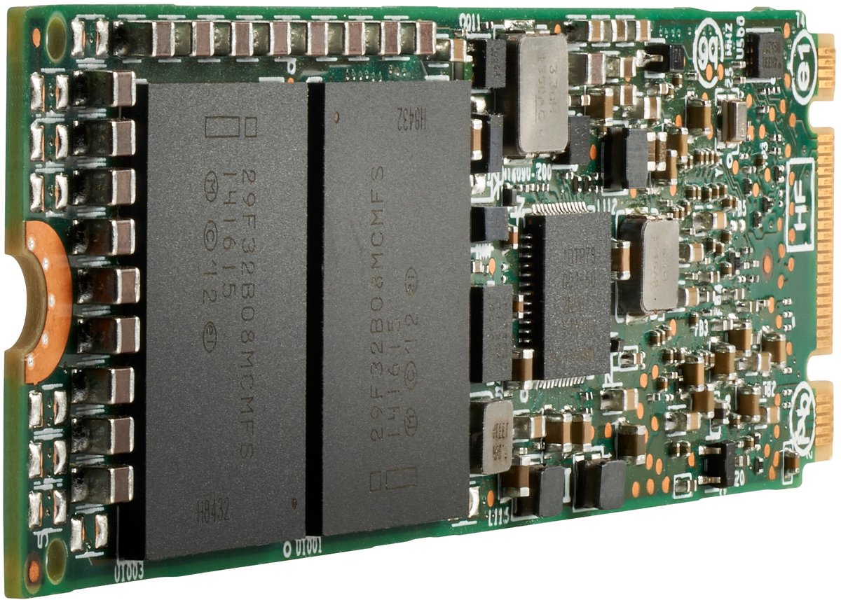 HPE 480GB NVMe Gen4 Mainstream Performance Read Intensive M.2 PM9A3 SSD PCI Express 4.0