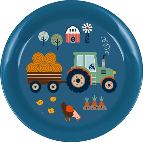 Tractor boerderij kinder servies set (bord, kom, en lepel) - Die Spiegelburg van Merkloos — afbeelding 4