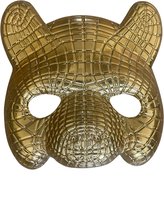 Vip Masker Bekend Van Squid Game / Verkleedmasker | Halloween / Carnaval - Goud