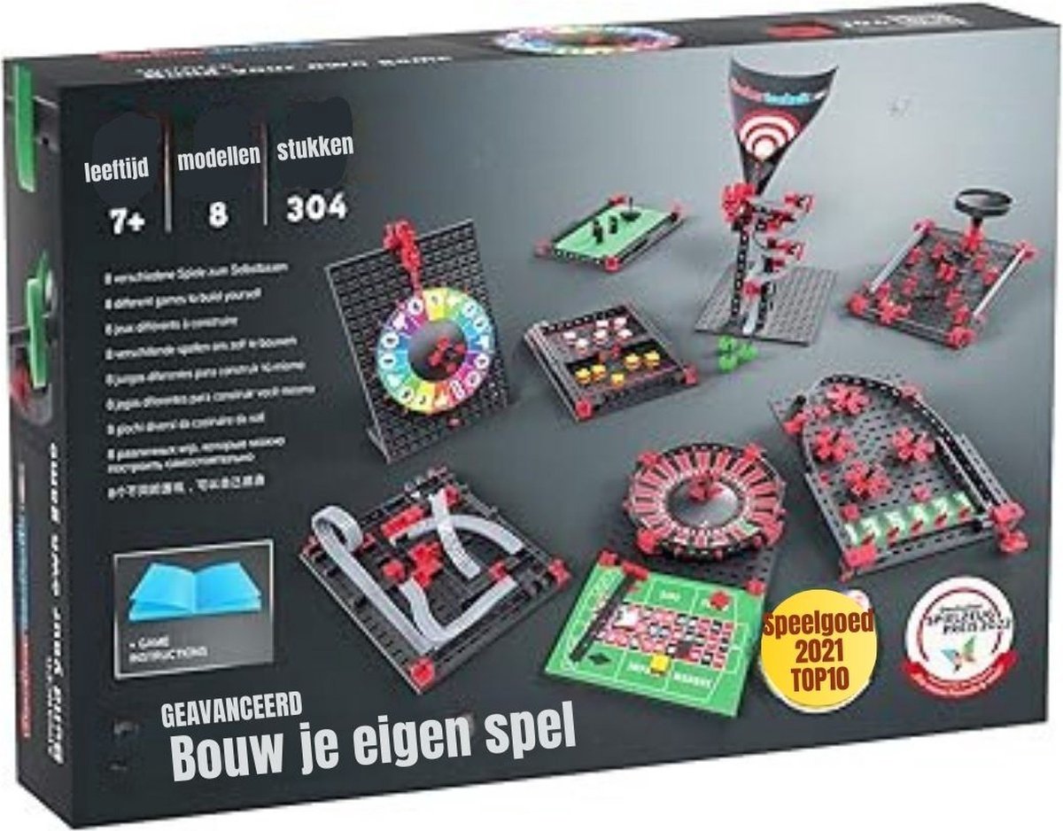 Thuys – Robot Bouwpakket – Educatief Speelgoed – 32 x 8 x 23cm – Zwart