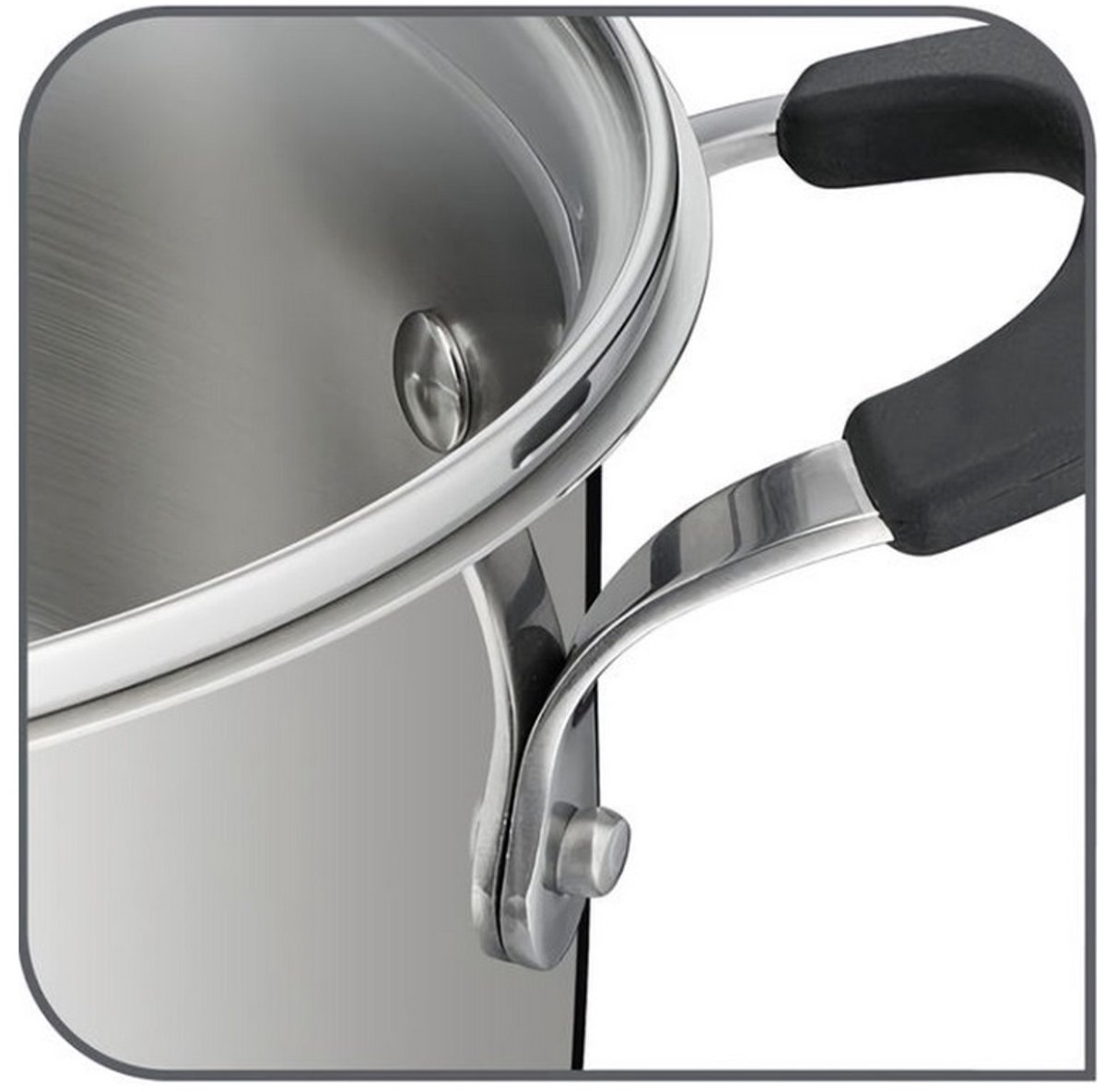 Roestvrijstalen kookpot van 24 cm met deksel - lagostina - 12896031624