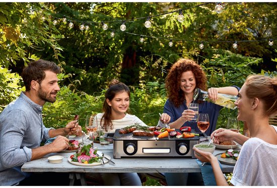 WMF Mastergrill - Grillplaat - RVS - 2400W - Geschikt voor Binnen en Buiten - Anti-aanbaklaag — afbeelding 3