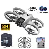 Mini Drone - GPS Drone met 8K camera - 3D Flip - automatische terugkeer - Hoogtehouden