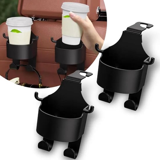 Drankhouder voor in de auto, multifunctionele 2-in-1 bekerhouder
