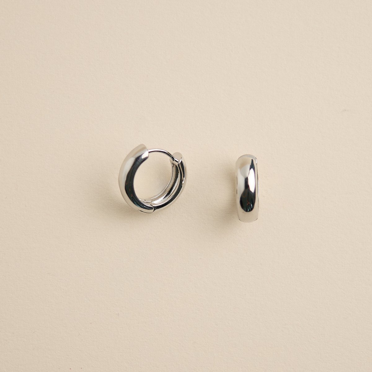 oorringen zilveren oorbellen -Hoepeloorbellen - LYHO - 18 X 4 mm -Roestvrij staal - Waterdicht -Nikkel vrij -Kerst cadeau -Sinterklaas cadeau - Valentin - Moederdag - LYHO jewelry