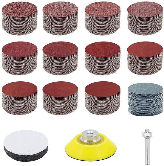 Rond Schuurpapier Klittenband 50 mm - Diverse Korrelgroottes - 120