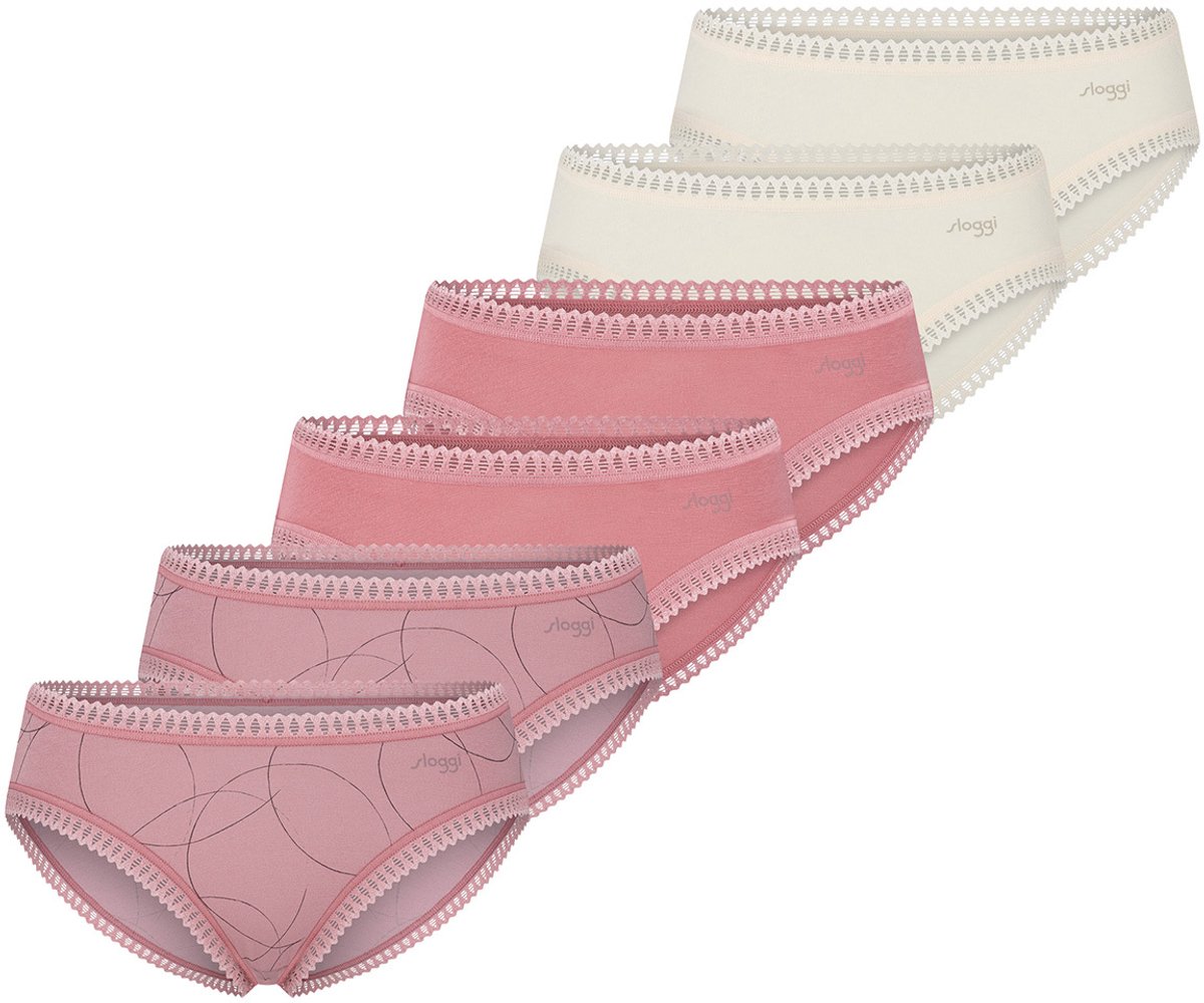 sloggi Dames slip / onderbroek 6 pack GO Crush