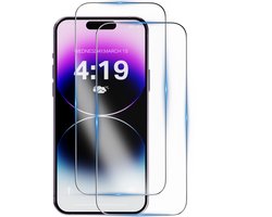 Geschikt voor iPhone 14 Pro Screenprotector Tempered Glas Gehard - 2 stuks beschermglas