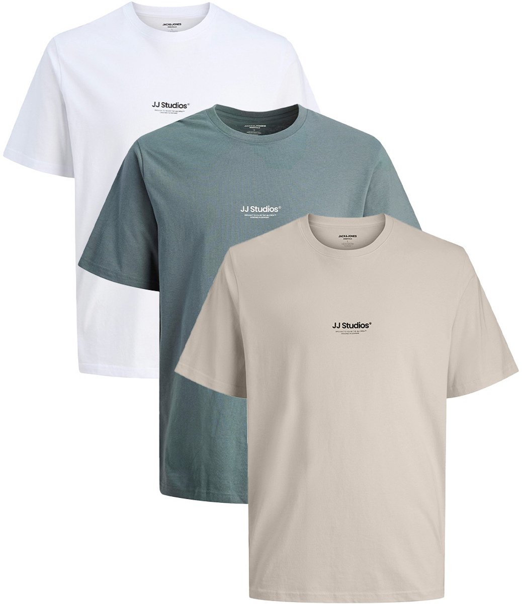 Jack & Jones Heren t-shirt 3 pack Soho