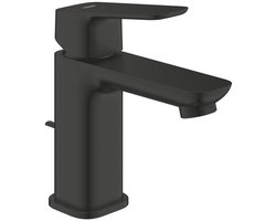 Grohe Cubeo Wastafelmengkraan - S-size - uitloop 10.6cm - opbouw - zwart mat