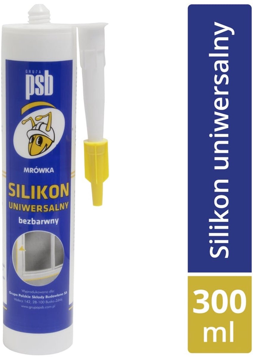 Universele siliconen kleurloos 310 ml