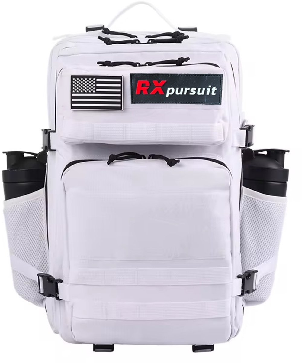 RXpursuit Tactical Backpack - Sporttas - 45L - Fitness - CrossFit - Hyrox - Sport Tas - Wit