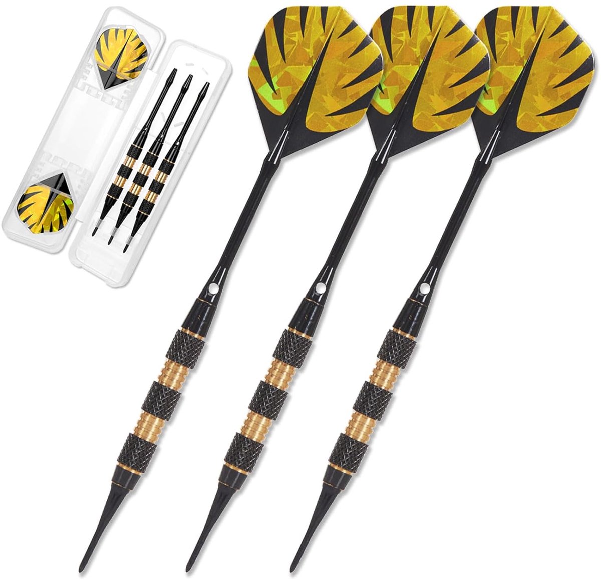 Professionele Darten - Hoogwaardige Softwarepunttips - 3 Stuks - Goud