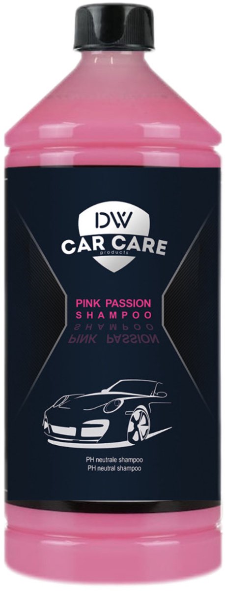 DW Pink Passion Auto Shampoo (1L) – PH-Neutraal | Luxe Schuim voor Krasvrij Wassen – Diepe Glans & Kleurverdieping – Veilig voor Wax & Coating