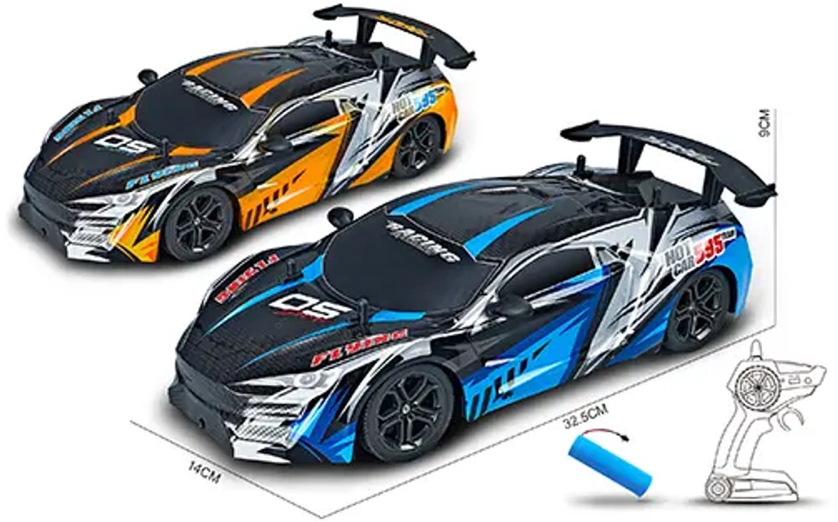 2.4G vierwielaandrijving drift R/C auto