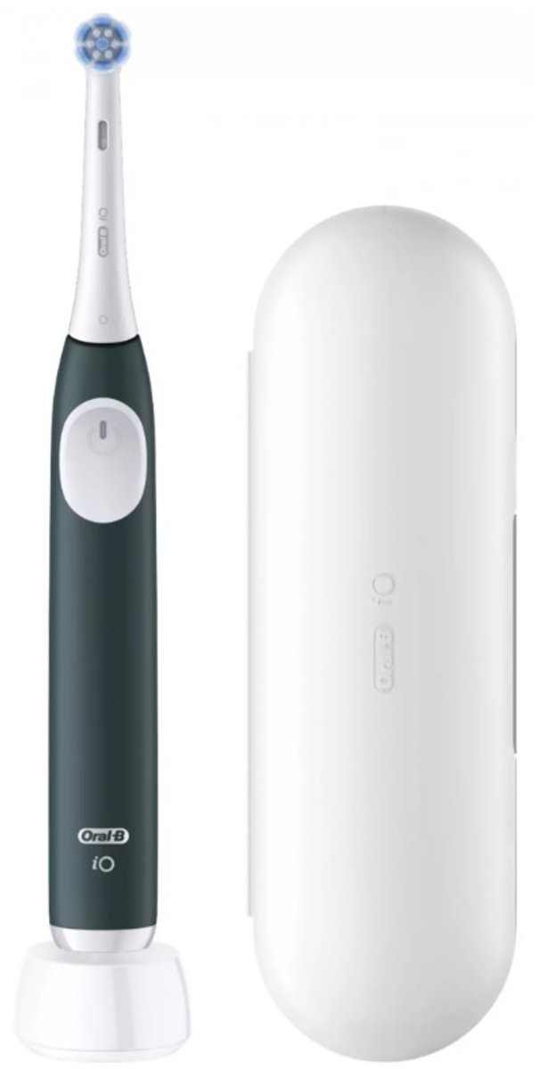 Oral-B iO series 2 Clean & Care Elektrische Tandenborstel Groen met Reisetui
