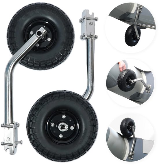 HIBO Rubberboot Strandwielen Deluxe