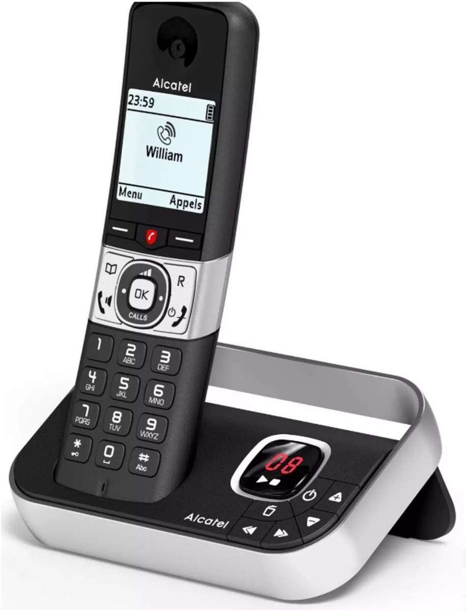 Alcatel F890 Voice - Draadloze Dect Telefoon - Nummerblokkering