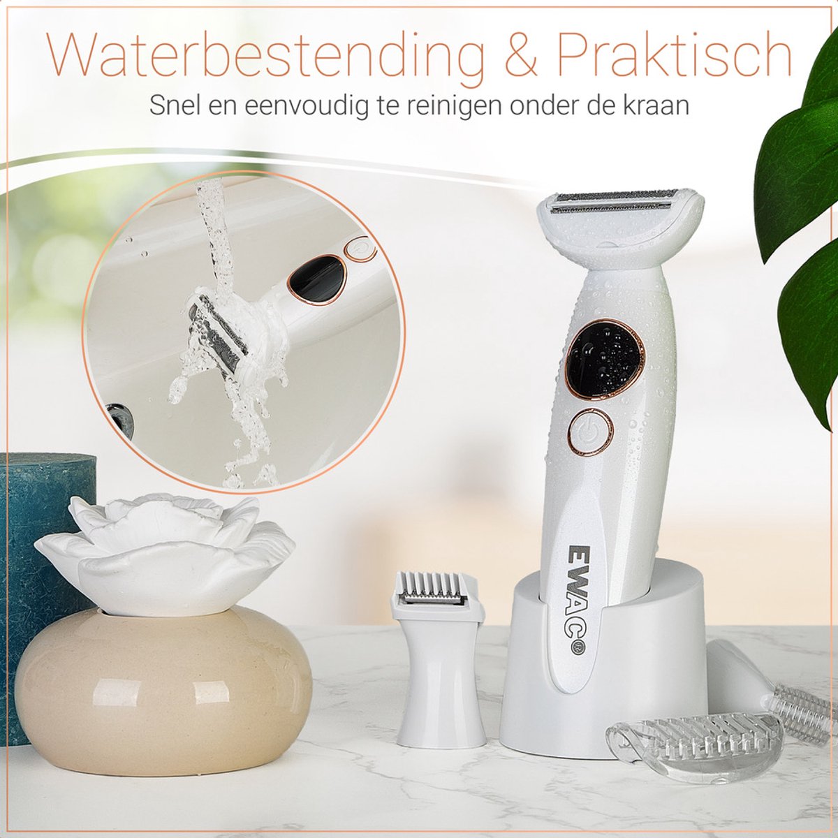 5-in-1 Waterdichte Multifunctionele Ladyshave thumbnail 4