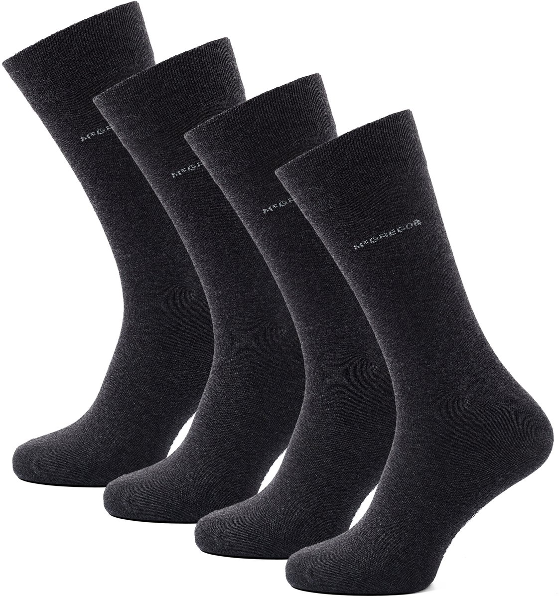 McGregor Classic Heren Sokken | Maat 43-46 | Crew Sok Grijs| 6-pack / 6 paar | 39/42