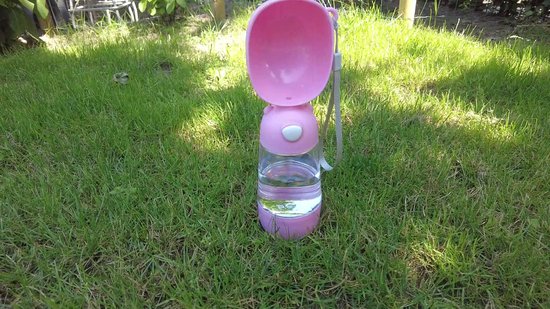 Bouteille d'eau et gamelle pour chien 2 en 1 - 600 ml - Bouteille d'eau pour chien - Anti-fuite - Gamelle pour chien - Mangeoires pour chat - Bouteille d'eau pour Chiens - Bouteille d'eau pour Chiens - Bouteille d'eau pour chien en Bébé en route