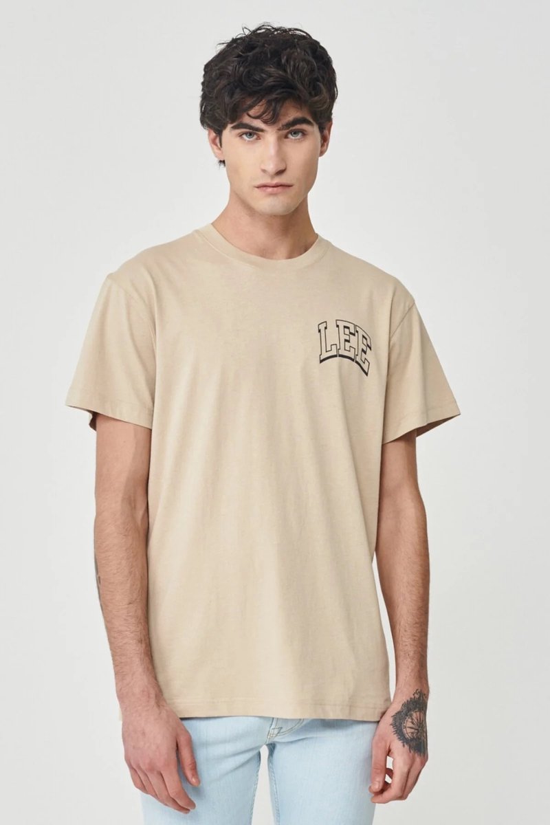 Lee T-shirt OXFORD L Tan