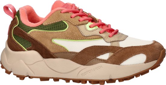 Scotch Soda Mount dames sneaker Bruin multi Maat 37 bol