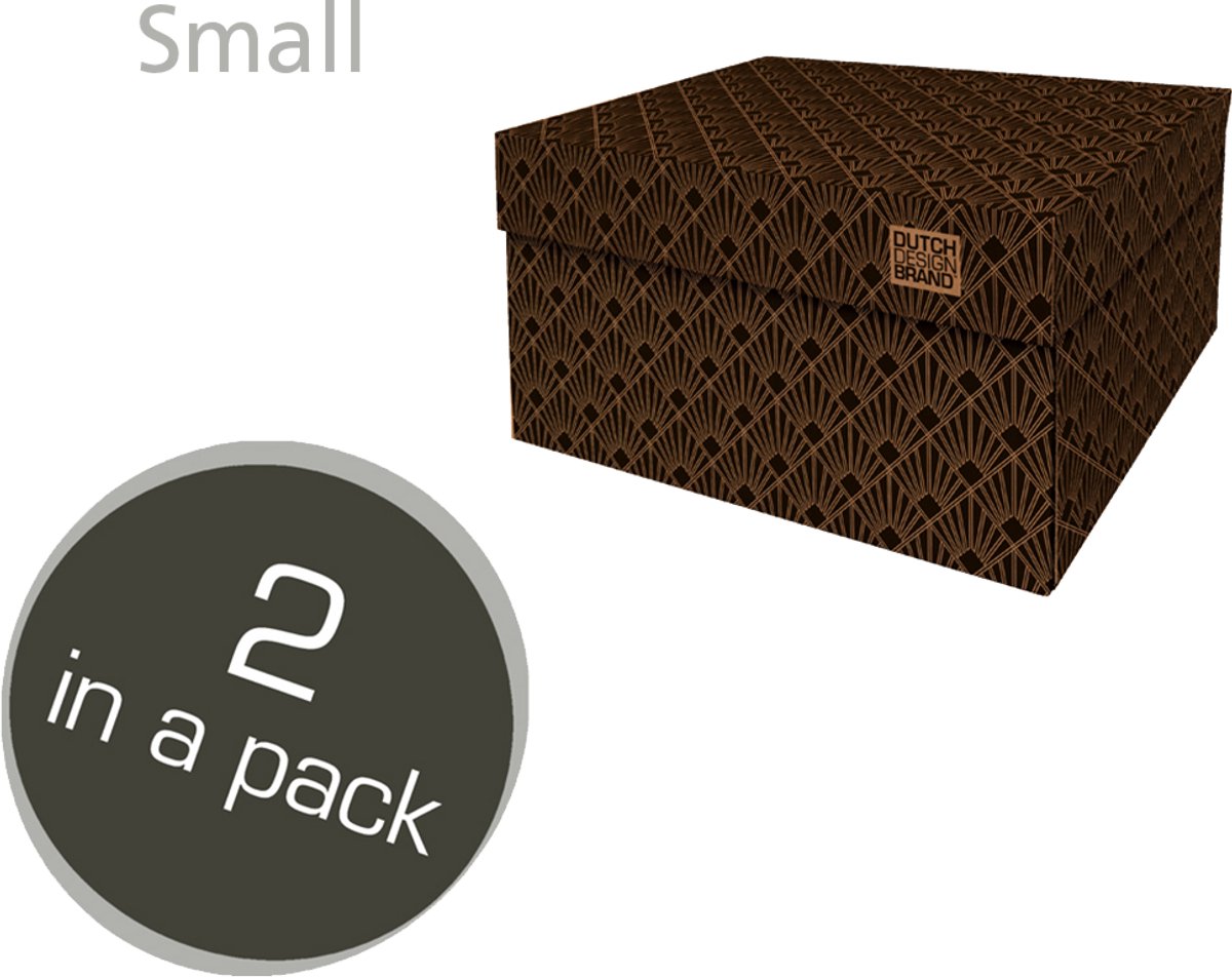 Dutch Design Brand - Dutch Design Storage Box Small - Opbergdoos - Opbergbox - Bewaardoos - Roaring 20's - Art Deco Night Sky