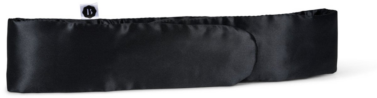 Beauty Pillow® - Luxury Silk Glam Band - 100% pure Mulberry zijde - 22 momme - Black