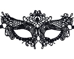 New Age Devi - Oogmasker-zwart-kant