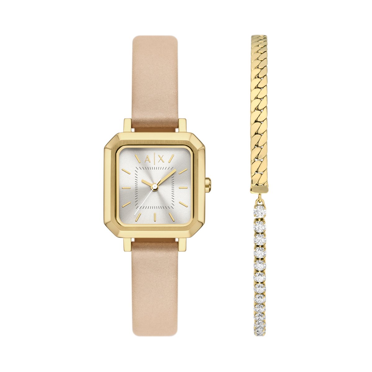 Armani Exchange Dames Horloge 27 mm - Goudkleurig