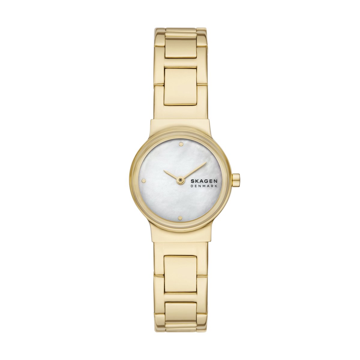 Skagen FREJA LILLE Dames Horloge 26 mm - Goudkleurig