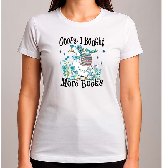 Silly Goose - Acheter des Books - T-shirt - Amoureux des livres - Mignon - Funny - Rat de bibliothèque - Books - Amoureux des livres - Rat de bibliothèque - Temps de lecture - IkLees