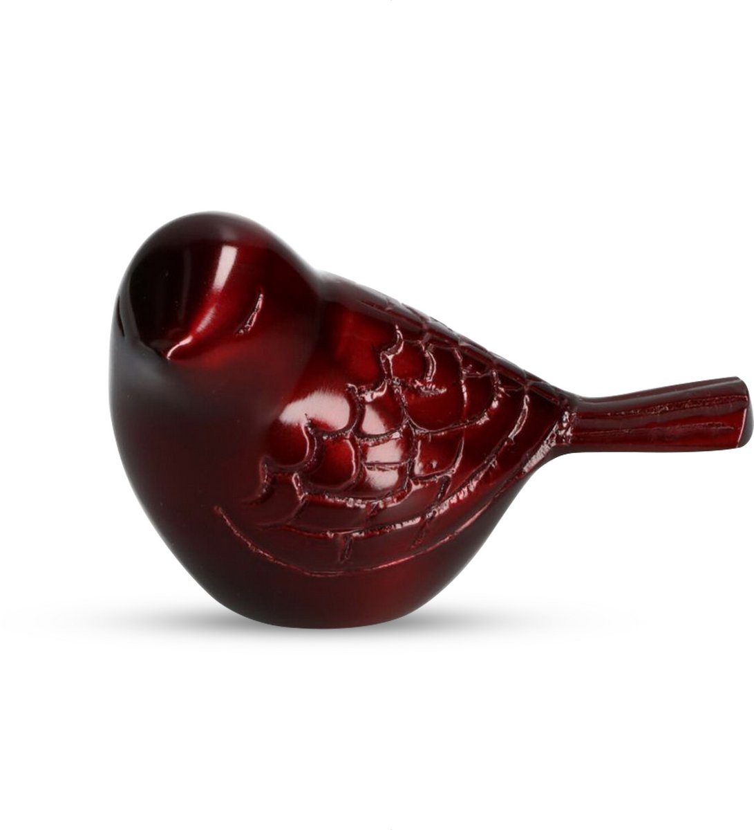 Unieke As Urn - 100 ML - Handgemaakte Vogel urn - Urn - Crematie Urn - Uniek - Voor Huisdieren of Menselijk As - Crematie As - Decoratie Urn - Bird - RED