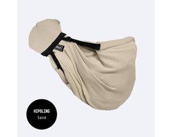 ByKay Hipsling - baby draagzak heup - ergonomisch - tot 15kg - buik en heup - beige - Sand