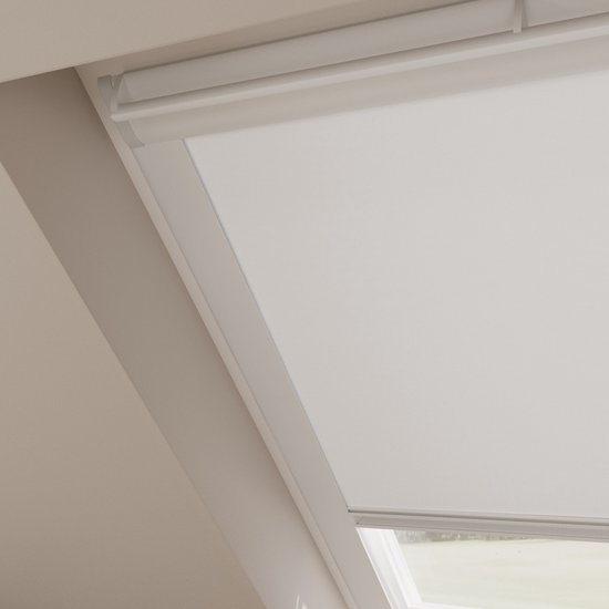 Store enrouleur Trend pour fenêtre de toit - Occultant - White - pour Velux : PK08