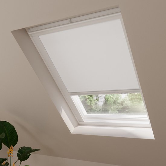 Skylight Roller Store Trend Blackout White pour Velux: UK08