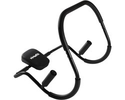 VirtuFit Buikspiertrainer Pro - AB-trainer - Zwart - Optimale Rug- en Nekondersteuning - Inclusief Hoofdsteun - Voor Sixpack & Core Training - AB-Trainer - Buikspierapparaat - Buikspier Workout Tool
